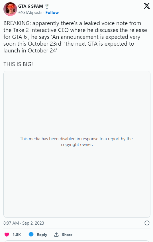 GTA 6 è stato ipotizzato che potrà costare 0 per copia, il gioco è stato realizzato con un budget di miliardi