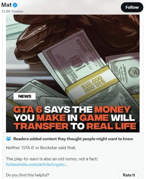 Giocatori di GTA 6 Riceveranno Denaro Reale per il Completamento delle Missioni?